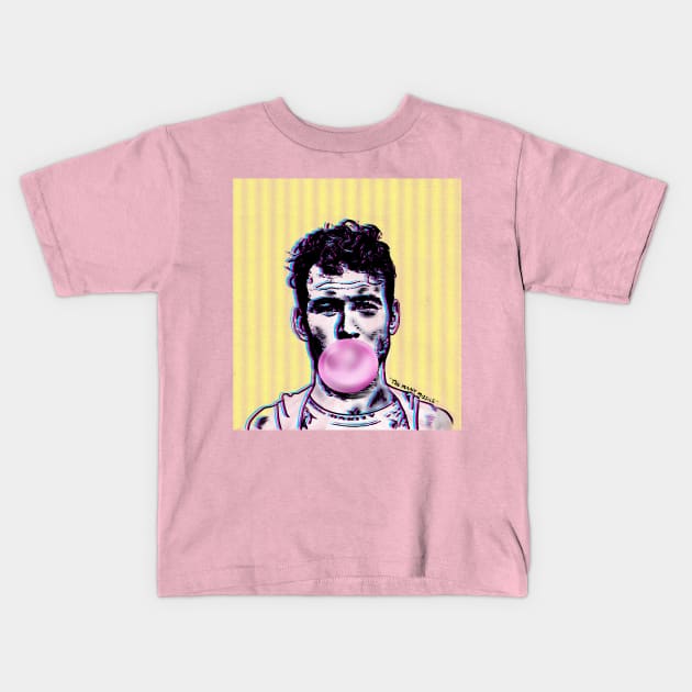 Mark Cavendish Kids T-Shirt by Crooked Skull